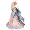 12-Inch UL 10-Light Delft Blue with Gold Angel Tree Topper view 3