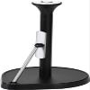 Hystun Single Tear Paper Towel Holder Countertop, Standing Paper Towel Holder Stainless Steel with Tension Arm, Easy to Tear Paper Roll Dispenser Stand for Kitchen Countertop & Bathroom view 2