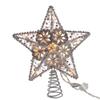Kurt S. Adler 10-Inch 20-Light Silver Star Tree Topper view 1