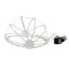 Kurt S. Adler 12-Inch Warm White LED Foldable Metal Sphere view 3