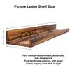 AZSKY Floating Shelves Set of 3, Picture Ledge Shelf, 24 Inches Long Large Nursery Book Shelves for Storage, Kids Bookshelf Wall Mounted for Living Room Bedroom Decor Books Photo Frames view 2