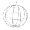 Kurt S. Adler 12-Inch Cool White LED Foldable Metal Sphere view 1