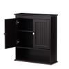 Spirich Bathroom Cabinet Wall Mounted, Wood Hanging Cabinets with Doors and Shelves, Medicine Cabinet Over The Toilet, Espresso view 4