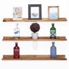 AZSKY Large Floating Shelves 36 Inch Wood Wall Mounted Set of 3 Floating Bookshelf Long Wooden Picture Ledge Shelf for Home Decoration view 1