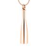 Beer Bottle Shaped Cremation Jewelry for Ashes,Stainless Steel Urn Necklaces for Ashes Memorial Jewelry Urn Pendant(Rose Gold) view 1