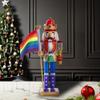 Kurt S. Adler 12-Inch Wooden Gay Pride Nutcracker view 2