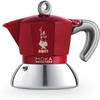 Bialetti New Moka Induction Coffee Maker Moka Pot, 4 Cups, 150 ml, Aluminium, Red, Compatible with Induction pan and Gas Stove: Italian Made view 1