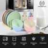 Homienly Wheat Straw Dinnerware Sets 20 PCS Cups and Plates Sets for Kitchen Microwave and Dishwasher Safe Plate Set Unbreakable Camping Dish Set Kids Plates and Bowls Sets for Picnic, RV (Multilight) view 4