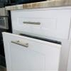 Clear Cabinet Guard - Door Protector. Fits Over Door Edge to Protect From Water, Nicks, and Daily Wear. Easily Trimmed. Self Gripping. No Adhesive. Prevents Damage to Kitchen Cabinets. 3/4"x33". 3/Pk view 3