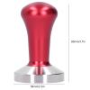 58mm Espresso Coffee Tamper, Stainless Steel Flat Base Tamper for Espresso Machine (Red) view 4