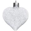 12Pcs Valentine's Day Heart Shaped Baubles, Romantic Heart Ornaments, Party Decor Hanging Balls for Wedding Valentine's Day Decoration view 2