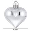 12Pcs Valentine's Day Heart Shaped Baubles, Romantic Heart Ornaments, Party Decor Hanging Balls for Wedding Valentine's Day Decoration view 4