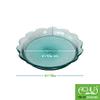 Glass Tray 4-Pack with Scalloped Rim by Achla Designs view 2