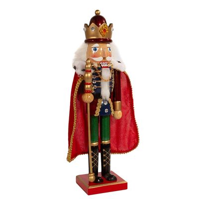 Kurt S. Adler 15-Inch King Nutcracker with Cape
