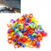 Q-XIAOKEAI 100X Chicken Hen Pigeon Leg Poultry Dove Bird Duck Chicks Parrot Clip Rings Band view 3