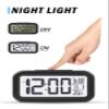 TXY LED Digital Alarm Clock Backlight Snooze Mute Calendar Desktop Electronic Bcaklight Table Clocks Desktop Clock (Blue) view 3