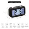 TXY LED Digital Alarm Clock Backlight Snooze Mute Calendar Desktop Electronic Bcaklight Table Clocks Desktop Clock (Blue) view 4