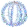8-Inch Multi-Color LED Tinsel Foldable Sphere view 1