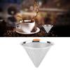 Pour over Coffee Filter, Stainless Steel Fine Mesh Strainer Coffee Dripper, 4.92 X 3.54 X 0.39in view 2