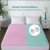 Giantex Heated Mattress Pad Queen Size, Electric Heated Mattress Cover w/ 10 Heat Setting, 8 Hours Auto Off, Timer Function, Dual Temperature Control, Premium Electric Bed Warmer Up to 15" Deep Pocket view 2