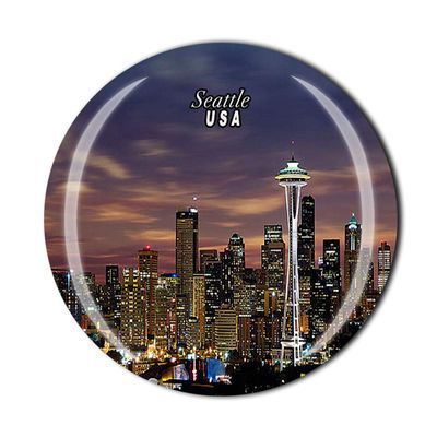 Seattle United States Fridge Magnet Souvenir Gift Magnetic Sticker Collection