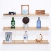 AZSKY 36 Inch Picture Ledge Shelf Solid Wood Large Floating Shelves Wall Mounted Rustic Natural Shelves for Home, Living Room, Bedroom, Bathroom, Office 3 Same Sizes view 1