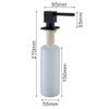 NYKK Soap Dispenser 360 Rotating Kitchen Sink Soap Dispenser 304 Stainless Steel Pressing Soap Dispenser dispensador de jabn de Manos view 2