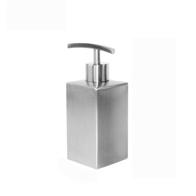 NYKK Soap Dispenser 304 Stainless Steel Soap Dispenser Press The Lotion Bottle Hotel Shower Gel Shampoo Soap Dispenser for Bathroom, Kitchen Sink dispensador de jabn de Manos
