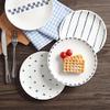 Bad Mood Windy Weather Porcelain Plate Dinner Round Dish Boy Man view 3