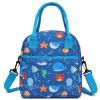 VASCHY Lunch Box Bag for Kids, Insulated Lightweight Lunch Tote for Children Boys and Girls School Daycare Kindergarten Ocean view 1