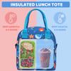 VASCHY Lunch Box Bag for Kids, Insulated Lightweight Lunch Tote for Children Boys and Girls School Daycare Kindergarten Ocean view 2