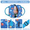 VASCHY Lunch Box Bag for Kids, Insulated Lightweight Lunch Tote for Children Boys and Girls School Daycare Kindergarten Ocean view 4