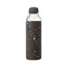 W&P Porter Glass Water Bottle w/Protective Silicone Sleeve | Terazzo Charcoal 20 Ounces | On-the-Go | Reusable Bottle for Coffee, Tea and Water | Portable view 1