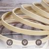 FAVOMOTO 10PCS 6 Inch Wooden Dream Catcher Rings Round Wooden Floral Hoops Wreath Rings Macrame Craft Hoops Macrame Floral Wreath Dream Catcher Wedding Decor for DIY Projects Home Christmas Decor view 4