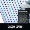 GORILLA GRIP The Original Ironing Board Cover and Pad, Silicone Coating, 400F Scorch Resistant Thick Padding, Heavy Duty Iron Covers Standard Boards, Hook and Loop Fastener Strap, Blue Dots 15x54 view 4