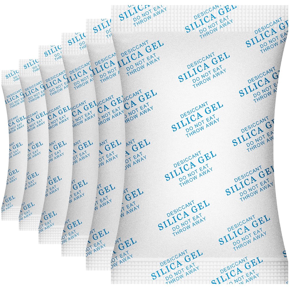 SurpOxyLoc 50 Gram (20 Packs) Food Grade Silica Gel Packs Desiccant Packets for Moisture Control, Cobalt Chloride Free Moisture Absorbers for Food Storage