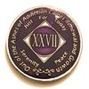 27 Year NA Deep Purple Medallion -Chip, Coin, Token view 1