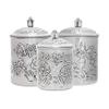 Old Dutch International Embossed Butterfly Canister Set, 3 pcs view 1
