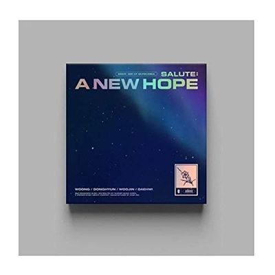 AB6IX Salute : A New Hope 3rd EP Repackage Album New Version CD+1p Poster+80p PhotoBook+1p PhotoCard+1p Unit Card+1p Post+Envelope&Hope Card+24p Behind Book+Sticker+Message PhotoCard Set+Tracking