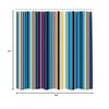 Ambesonne Abstract Shower Curtain, Barcode Lines Like Stripes Vertical Pattern Funky Modern Tile Illustration, Cloth Fabric Bathroom Decor Set with Hooks, 84" Long Extra, Eggplant Mustard view 3