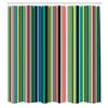 Ambesonne Abstract Shower Curtain, Barcode Lines Like Stripes Vertical Pattern Funky Modern Tile Illustration, Cloth Fabric Bathroom Decor Set with Hooks, 84" Long Extra, Pale Green view 2