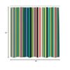 Ambesonne Abstract Shower Curtain, Barcode Lines Like Stripes Vertical Pattern Funky Modern Tile Illustration, Cloth Fabric Bathroom Decor Set with Hooks, 84" Long Extra, Pale Green view 3