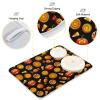 ZzWwR Halloween Sweets Candy Corn Pumpkin Absorbent Dish Drying Mat,16 x 18 Inch Microfiber Kitchen Countertop Table Protector Multi-Purpose Counter Rack Sink Drainer Pad view 3