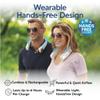 Arctic Air Freedom Personal Air Cooler - Portable 3-Speed Neck Fan, Hands-Free Wearable Design, Lightweight, Cordless And Rechargeable view 2