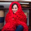 Daoyuan Chunky Knitted Blankets-Warm Thick Blankets Huge Chenille Pet Beds Chairs Sofas Yoga Mats Yarn Modern Bedding Bedroom Decor Oversized Throw Baby Blanket view 3