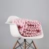 Daoyuan Chunky Knitted Blanket,Hand-Woven Thick Thread Blanket for Sofa,Thick Knitted Bedroom Blanket,Beautiful Home Decoration Chenille Yarn Pet Bed Yoga Mat Baby Blanket view 2