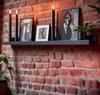 DIY CARTEL Made in USA Floating Metal Wall Shelf Picture Ledge - USA Manufactured Steel - Industrial Heavy Duty Modern Farmhouse Rustic Designed Shelf (48in Black) view 4