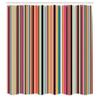 Ambesonne Abstract Shower Curtain, Barcode Lines Like Stripes Vertical Pattern Funky Modern Tile Illustration, Cloth Fabric Bathroom Decor Set with Hooks, 69" W x 84" L, Burnt Sienna view 2