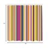 Ambesonne Abstract Shower Curtain, Barcode Lines Like Stripes Vertical Pattern Funky Modern Tile Illustration, Cloth Fabric Bathroom Decor Set with Hooks, 84" Long Extra, Mustard Magenta view 3