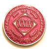 29 Year NA Bling Medallion - Pink, Sparkle, Glitter, Chip, Coin, Token view 1